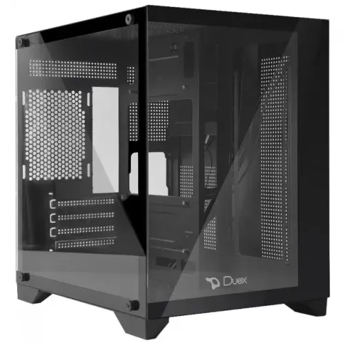 Gabinete Gamer Duex DXJ270-2 BK Black *Sem Fan Led* - Micro-ATX e Mini-ITX- WZetta