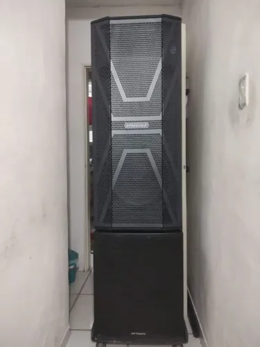 Caixa de som microfone sem fio aluguel 