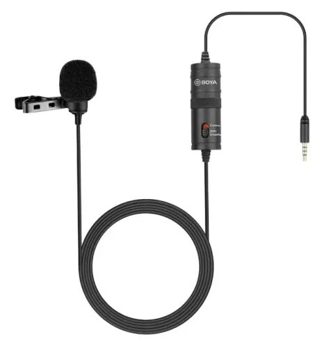 Microfone Boya By-m1 Omnidirecional Preto
