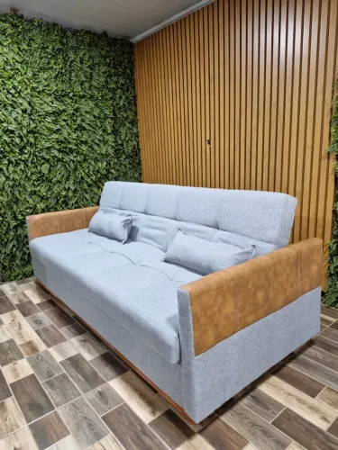 SOFÁ CAMA C/BAÚ LUXO ( PRONTA ENTREGA ) 2,05 Mts 