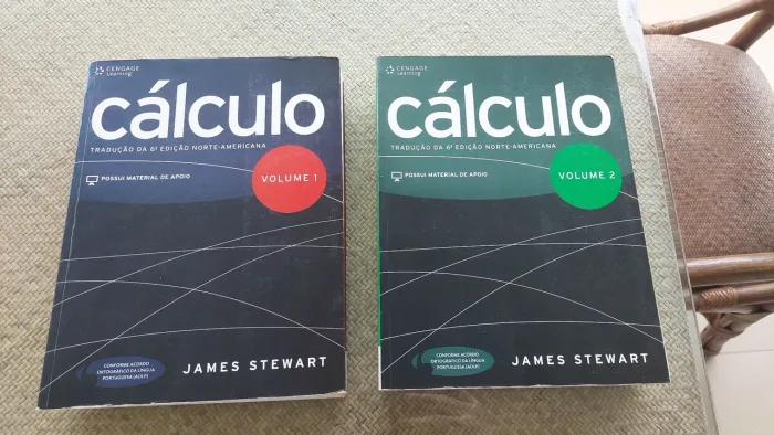 Livros de Cálculo - James Stewart - Volumes 1 e 2