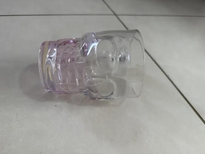 Caneca de caveira vidro