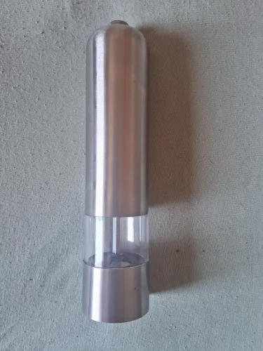 Moedor de sal e pimenta inox elétrico