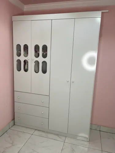 Guarda roupa infantil - Branco 