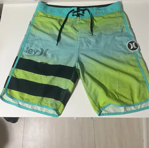 Short de Praia Hurley Masculino Verde