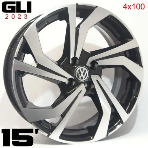 Rodas 15 aro Volkswagen GLI 2023 4x100 jogo novo 