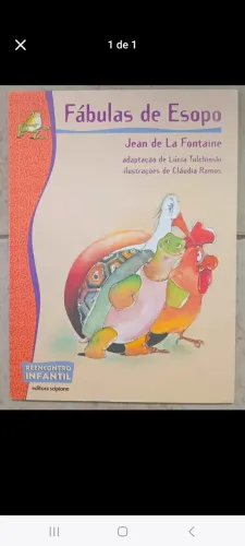 Livro Fábulas de Esopo - ótimo estado