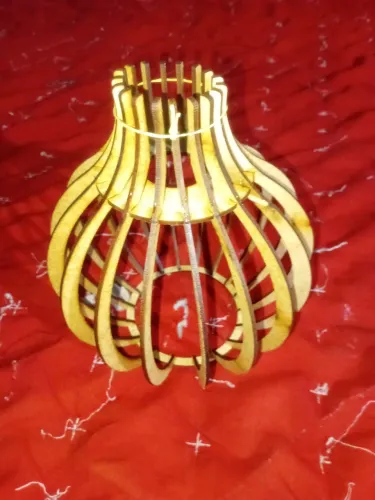 Luminária Lustre de teto em MDF*nova*!