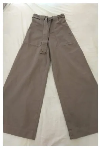 calça wide leg e