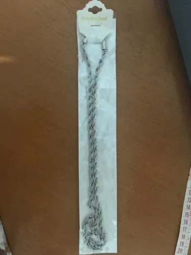 Cordão de Aço Inoxidável Masculino