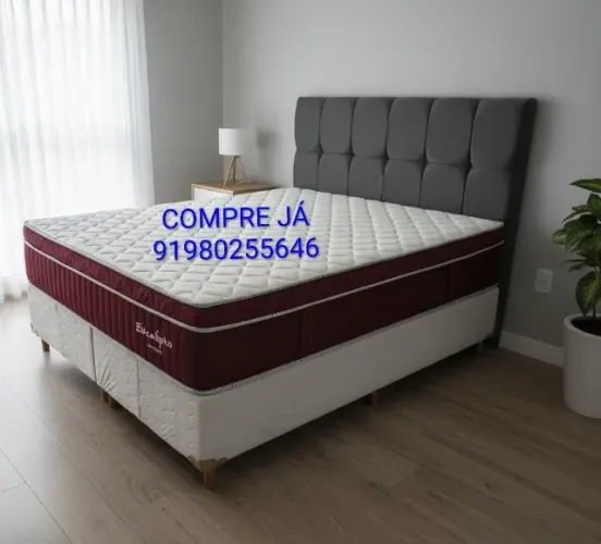CAMA DISPONÍVEL À PRONTA-ENTREGA NO TAMANHO CASAL