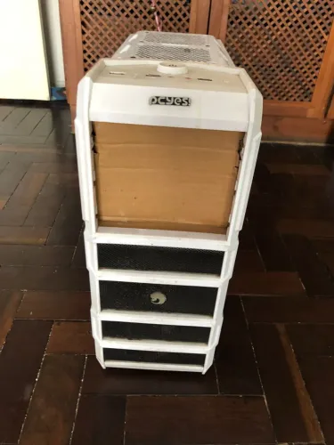 Gabinete gamer branco pcyes rhino 