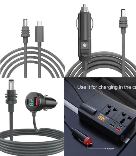 Cabo 12V Starlink Carro 