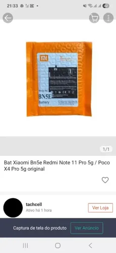Bateria xiaomi