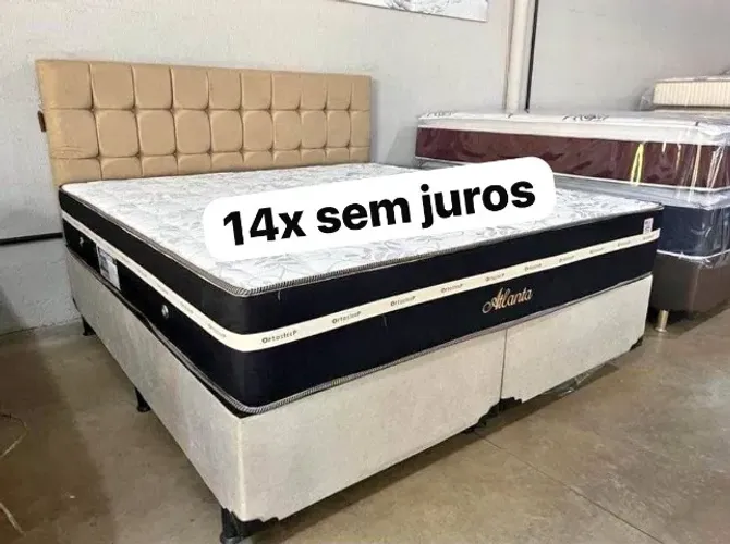 Cama box king nova