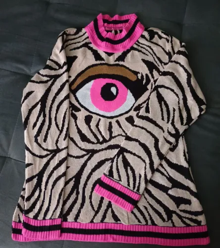 Suéter Tricot Zebra Tam M