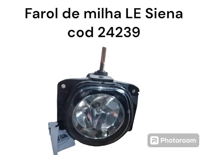 Farol De Milha Lado Esquerdo Fiat Siena Cod 24239