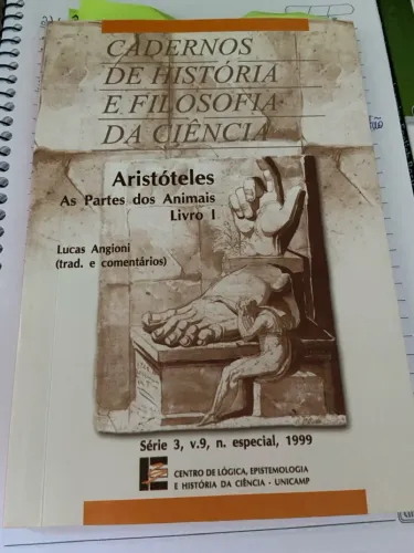 Livro Aristóteles - As Partes dos Animais
