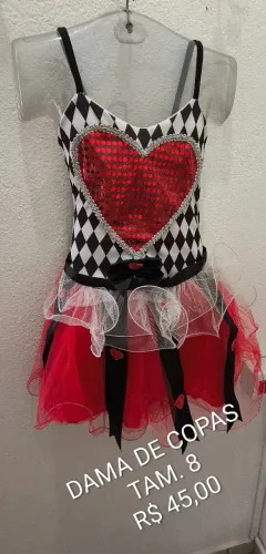 FANTASIAS INFANTIL (DAMA DE COPAS )