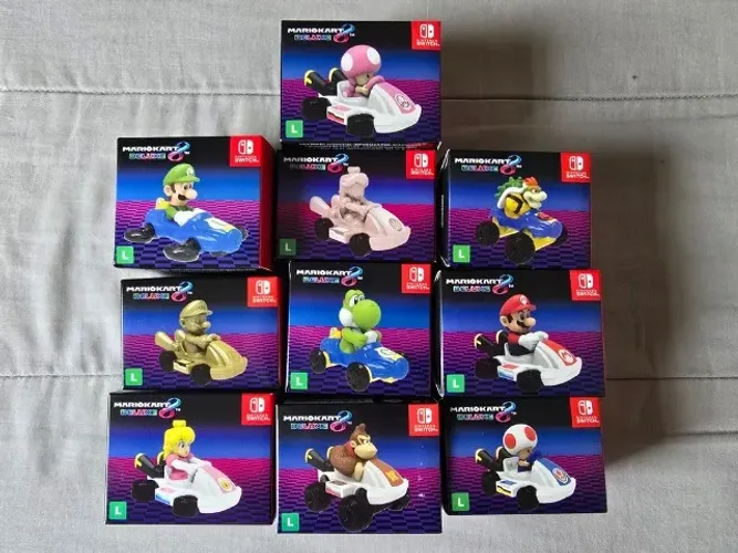 Coleção Completa Mario Kart Mc Donalds Nintendo Switch