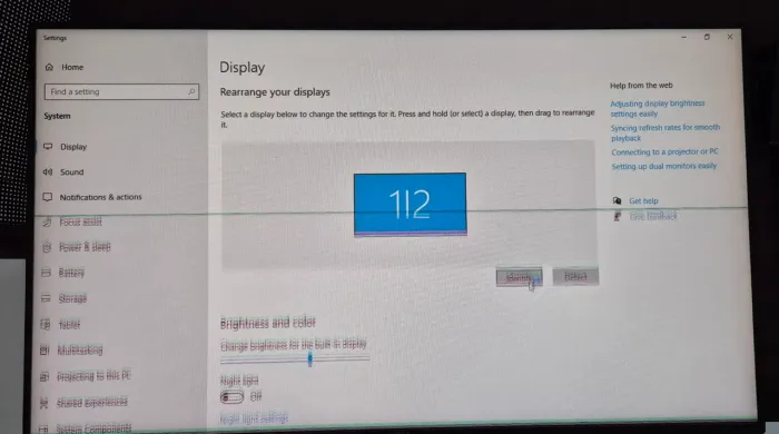 Monitor Dell com defeito modelo Ultrasharp U2417H com HUB