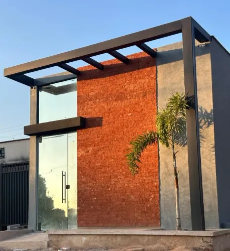 Tijolinhos Terracota - Revestimentos Cimentícios - Linha premium - Dcasa Prado 