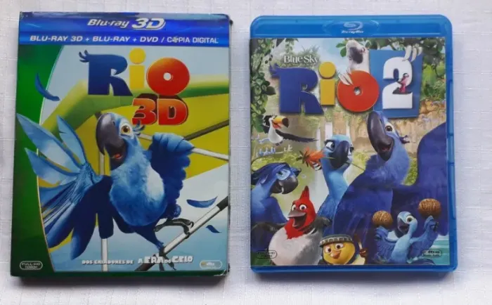 Blu-Ray Rio 1 e 2 (original)