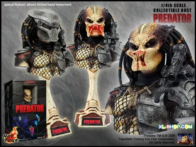 Busto Colecionável Predator 1/4 Hot Toys