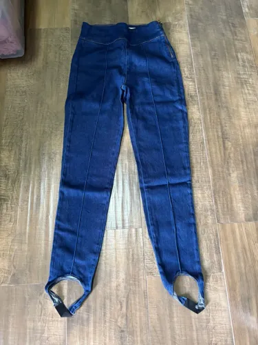 Calça Legging Jeans Azul Escuro