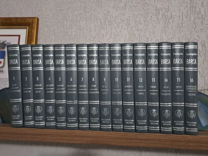 Enciclopédia Barsa - Coleção Completa (16 Volumes)