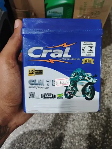 BATERIA CRAL 7 AMPERES