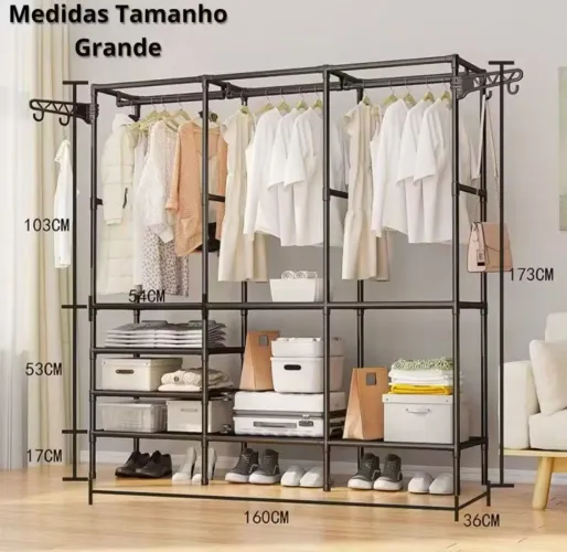 ARARA PARA ROUPAS Preto para sair hoje