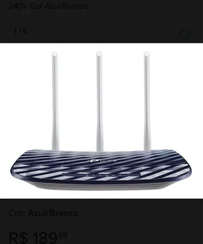 Roteador TP-Link Archer C20 - Novo