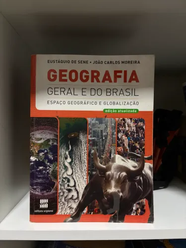 Livro geografia geral e do Brasil editora scipione 