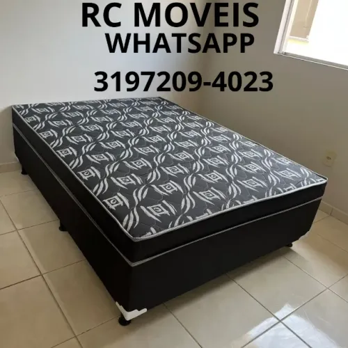 Cama Box Casal OrthoBox com Colchão D33 - Conforto e Durabilidade