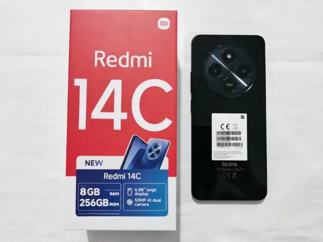 XIAOMI REDMI 14C 256GB/8GB RAM - 1 ANO DE GARANTIA