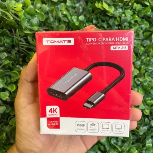 Conversor tipo C para HDMI HD 4K - Tomate 