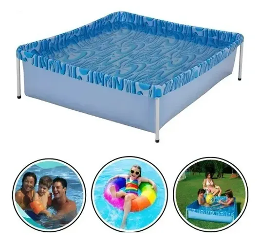 Piscina Retangular Para Toda Familia 400L,1000L e 1500litros - Entrega das 9 até 22hrs