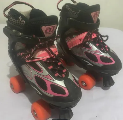 Patins infantil Feminino - Regulável 