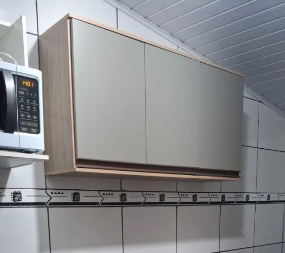 armário aéreo suspenso com 3 porta novo na caixa a pronta entrega 