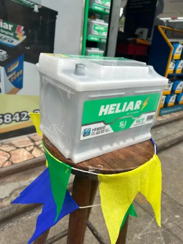 Heliar 60Ah Nova com Garantia + Entrega Imediata