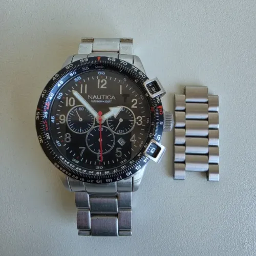 Relógio Masculino Nautica A24005G Super Conservado