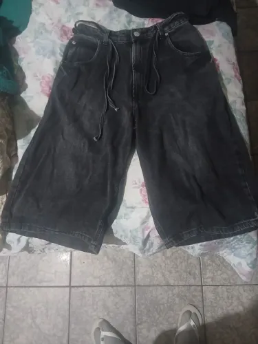 Jorts Baggy Jeans Preto 