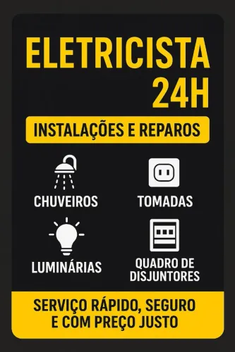 Instalação de luminárias/ chuveiros / ventilador de teto/ fita de lede/ tomadas 