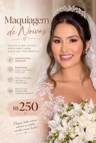 Maquiagem e penteado noivas