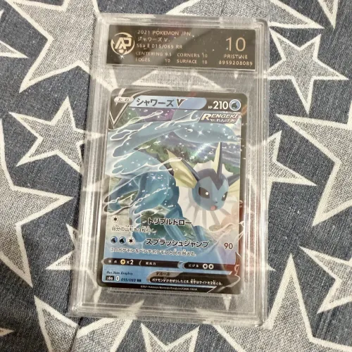 Carta Graduada Pokémon RPA 10 - Vaporeon V, JP