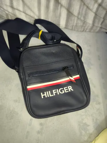 Bolsa Transversal / Shoulder Bag Tommy Hilfiger Masculina - Azul Marinho
