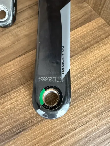 Par de Braço de PEDIVELA SRAM QUARQ . 172,5 mm. Muito nova . OPORTUNIDADE! 