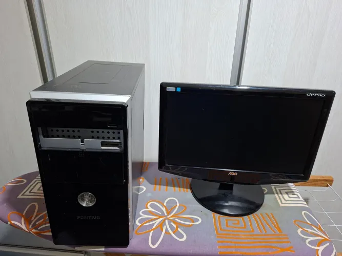 Computador + monitor Led