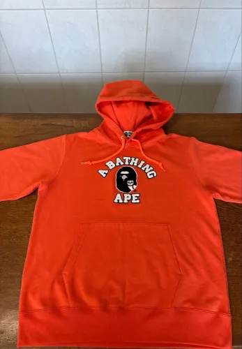 Bape x OVO College Pullover Hoodie